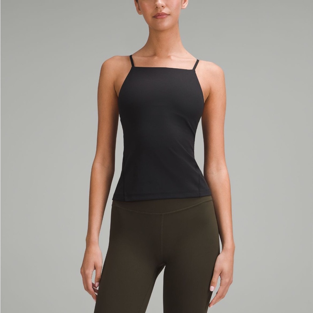lululemon athletica Black Slim Strap Tank Top
